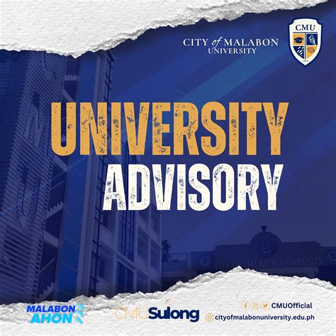 CMU ADVISORY .